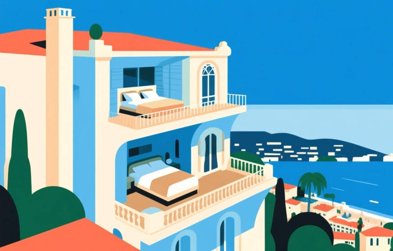 Belle Époque Penthouse Overlooking Cannes