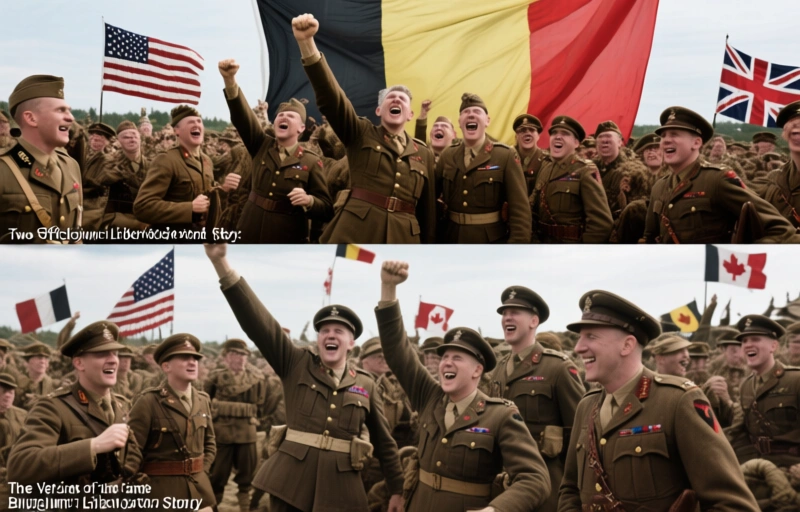 Visual representation of Two Versions of the Same War