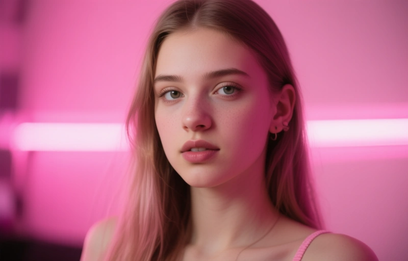 Visuelle Darstellung von Lila-pinkky