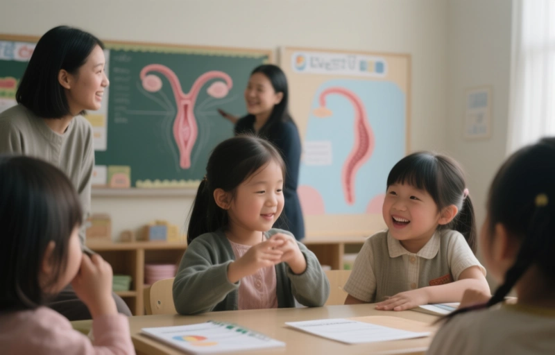 Experts: Teach Kids About Vulvas and Menstruation from Kindergarten
