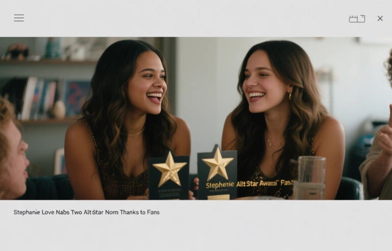 Stephanie Love Nabs Two AltStar Awards Noms Thanks to Fans