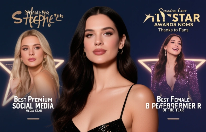Visual representation of Stephanie Love Nabs Two AltStar Awards Noms Thanks to Fans