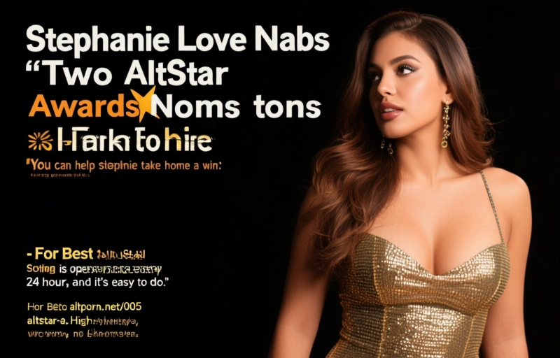 Visual representation of Stephanie Love Nabs Two AltStar Awards Noms Thanks to Fans