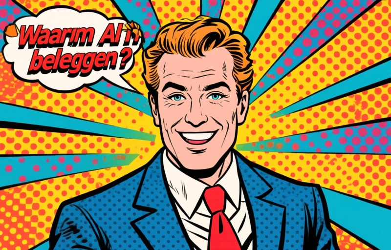 Visuele weergave van AI-beleggen