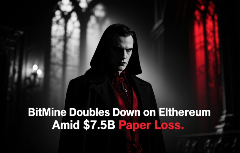 BitMine Doubles Down on Ethereum Amid $7.5B Paper Loss