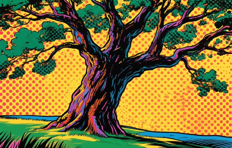 Visual representation of Sycamore Gap Tree to Speak Again in UK Memorial
