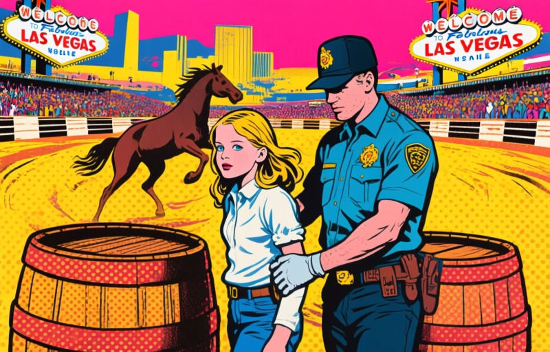Teini-ikäinen tyttö syytetty hevosten puukotuksesta Las Vegasin barrel racing -tapahtumassa