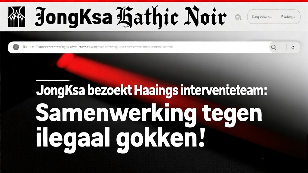 JongKsa bezoekt Haags interventieteam: Samenwerking tegen illegaal gokken