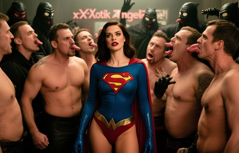 Visuelle Darstellung von Superwoman Gangbang