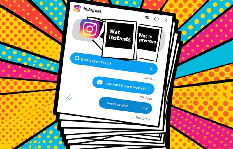 Visuele weergave van Instagram Instants