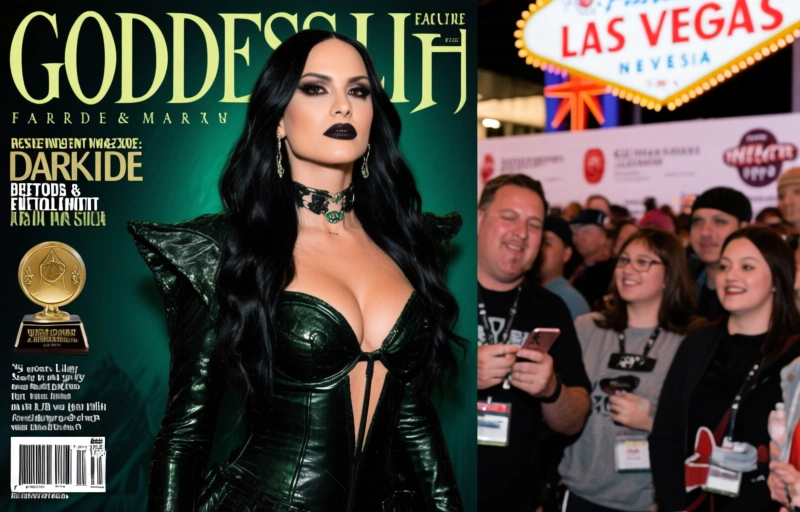 Visual representation of Goddess Lilith Featured in Darkside Magazine