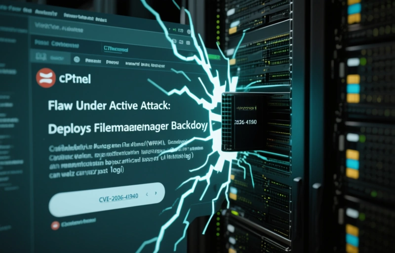 Visual representation of cPanel Flaw Under Active Attack