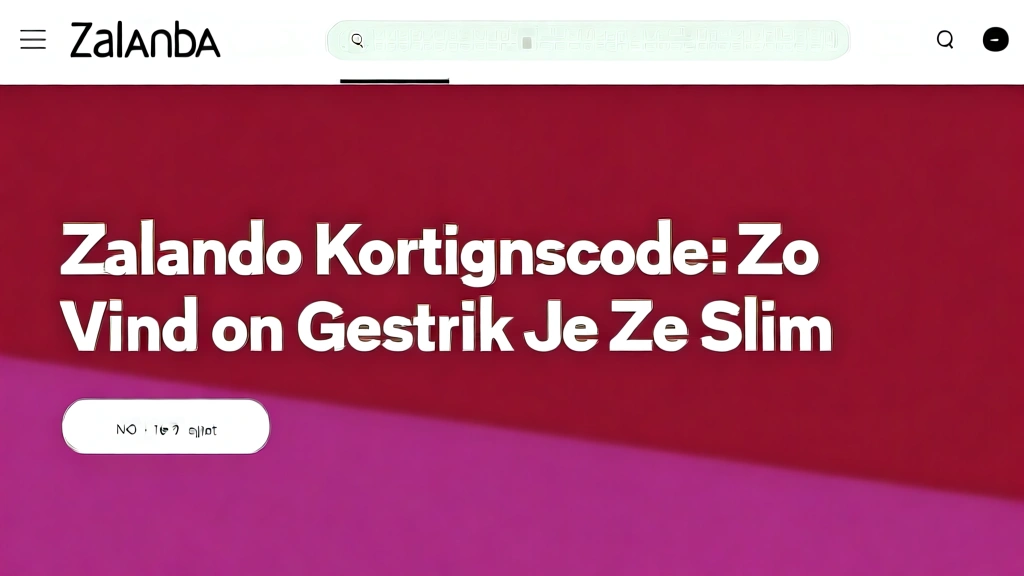 Zalando Kortingscode: Zo Vind en Gebruik Je Ze Slim