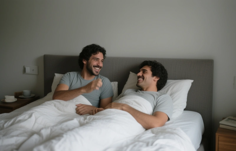 Kyle und Diego: Größe zielt im Bett