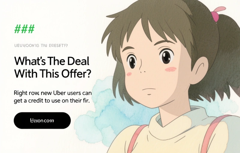 Visual representation of Unlock Uber's $13 New User Offer & Explore Hong Kong