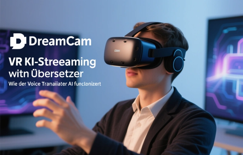Visuelle Darstellung von DreamCam revolutioniert VR-Streaming mit KI-Übersetzer