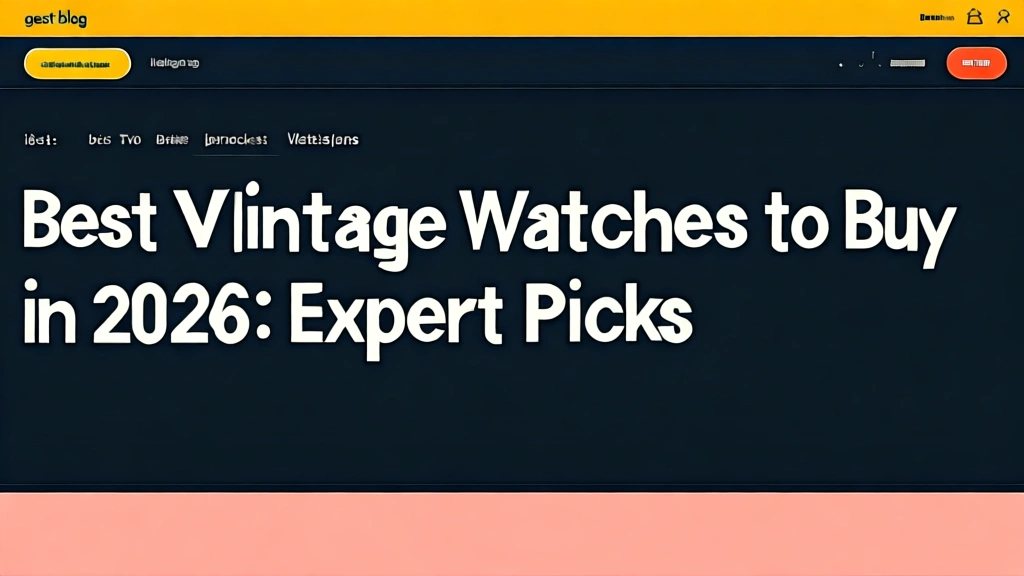 Best Vintage Watches to Buy in 2026: Expert Picks