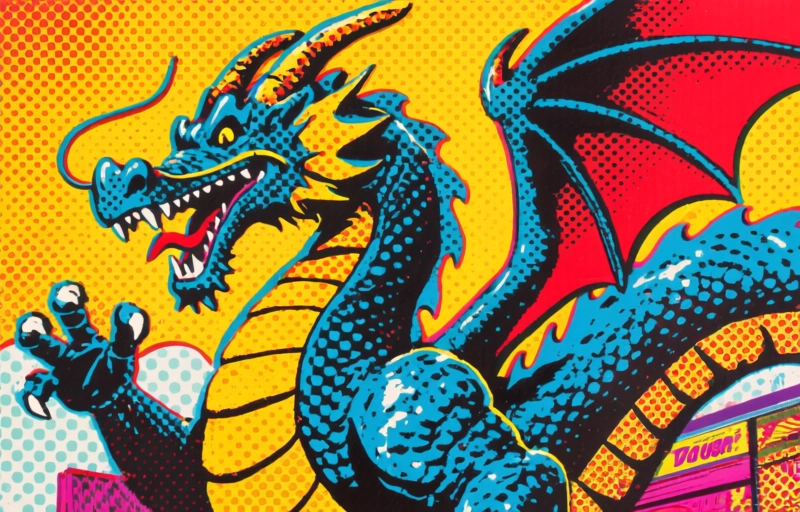 Dragón de acero gigante: la nueva joya artística de Las Vegas