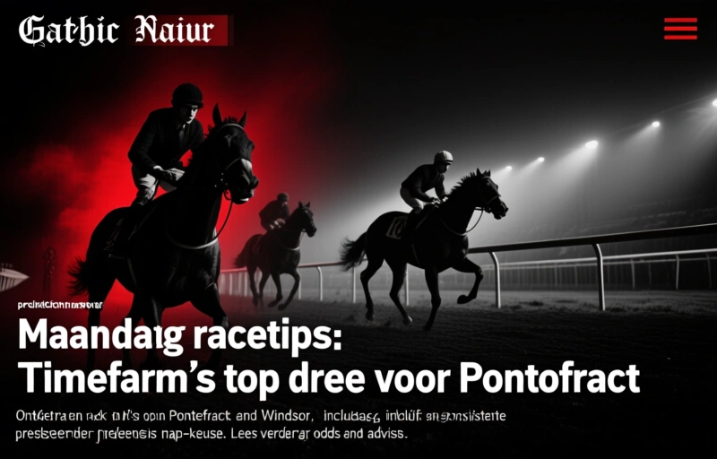 Maandag racetips: Timeform's top drie voor Pontefract