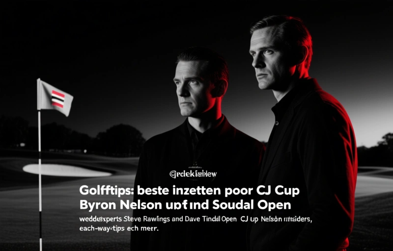 Golftips: beste inzetten voor CJ Cup Byron Nelson en Soudal Open