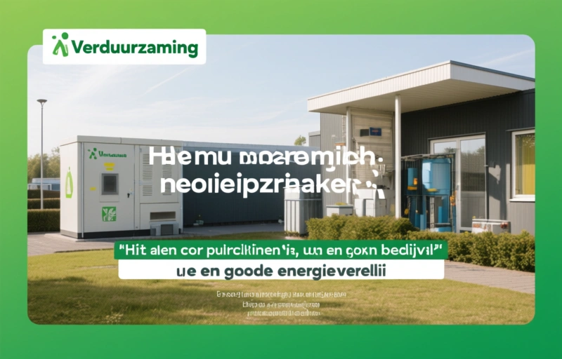 Visuele weergave van Verduurzaming bedrijfspanden