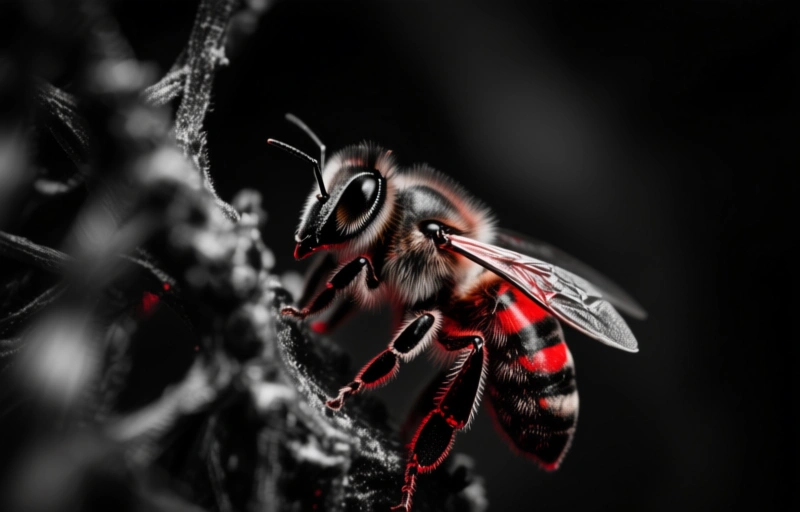 Visual representation of California Photographer's Quest to Capture Native Bees