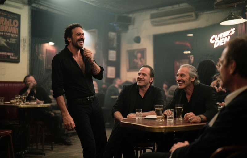 Paolo Bruni und Rocky Unleashed: Heiße Szene bei Cutler's Den