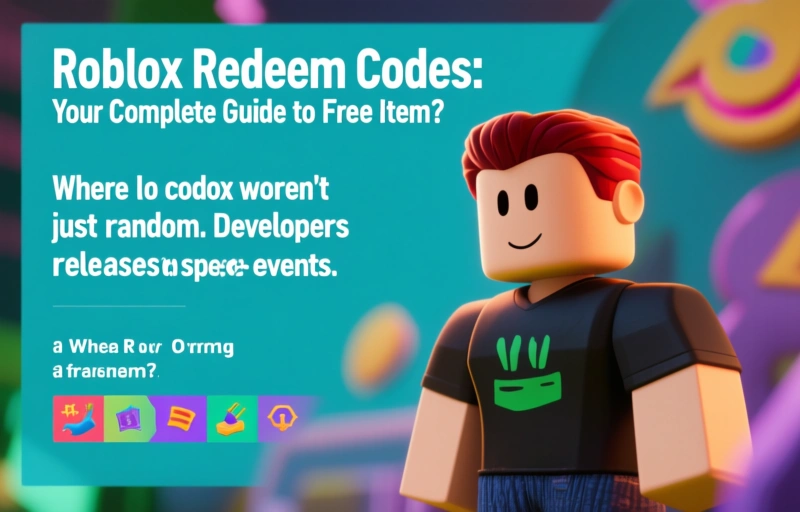 Visual representation of Roblox Redeem Codes