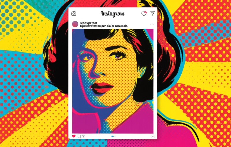 Instagram test bijschriften per dia in carrousels