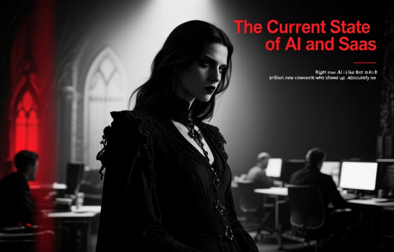 Visual representation of Will AI Replace SaaS? The Future of Business Software