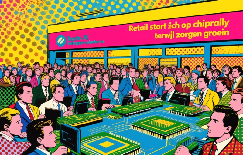 Retail stort zich op chiprally terwijl zorgen groeien