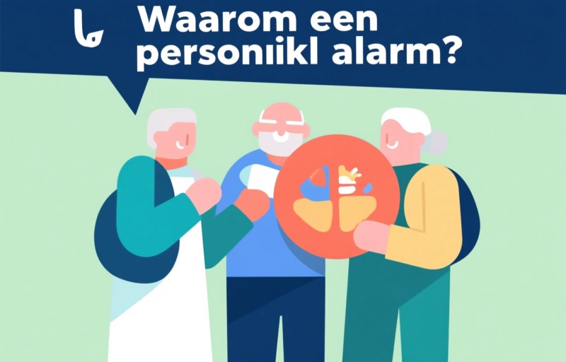 Visuele weergave van Beste persoonlijk alarm senioren