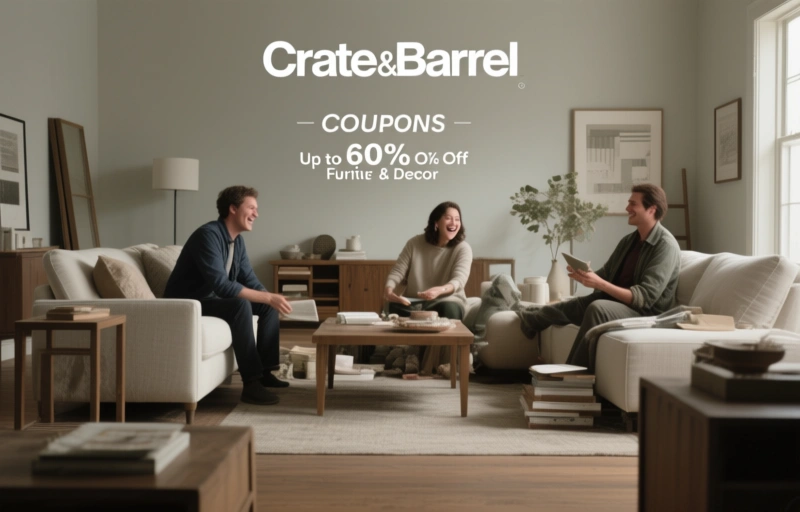 Crate & Barrel Coupons: Up to 60% Off Furniture & Decor