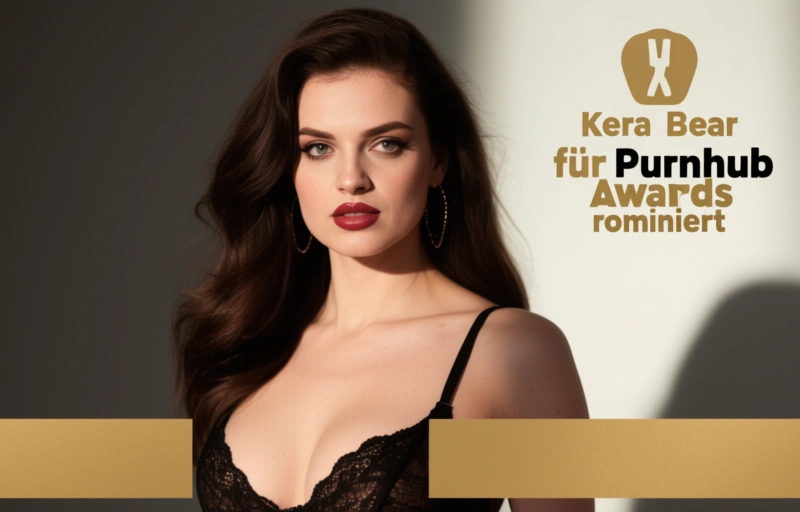 Visuelle Darstellung von Kera Bear für Pornhub Awards nominiert