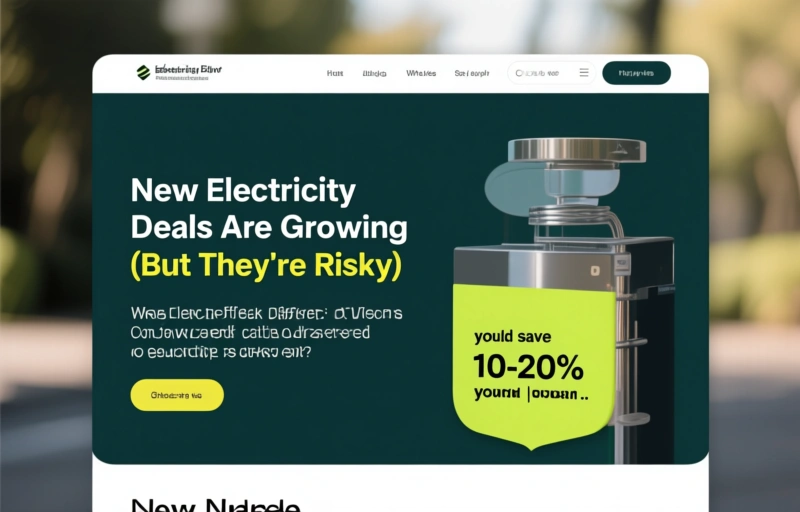 Visual representation of New Electricity Deals Are Growing (But They're Risky)