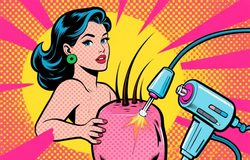Visual representation of Laser Hair Removal