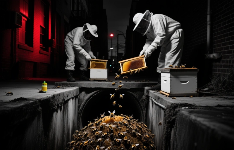 Beekeepers Save Honey Bee Colony in Philly Sewer