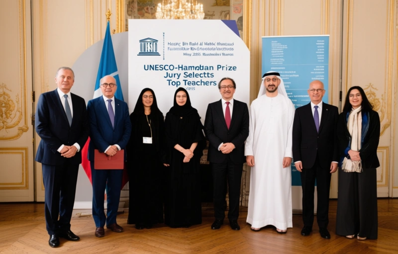 Visual representation of UNESCO-Hamdan Prize Jury Selects Top Teachers