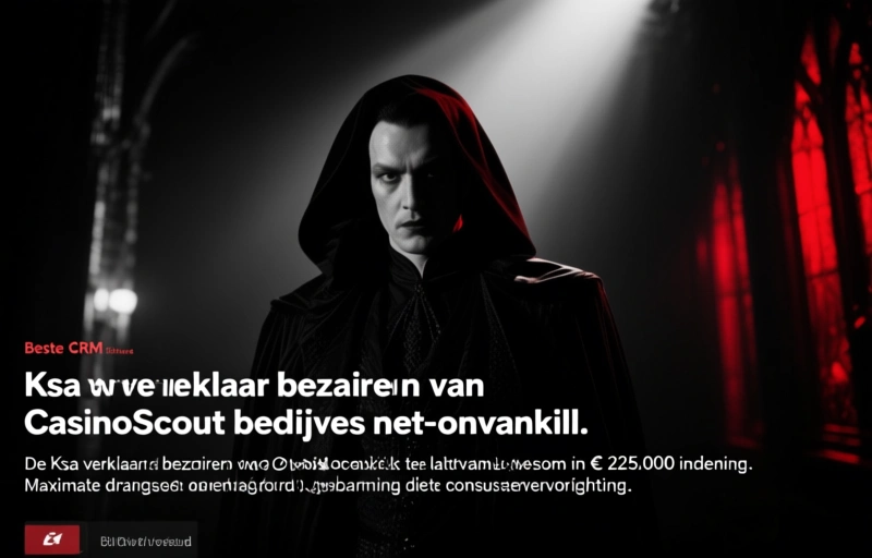 Ksa verklaart bezwaren CasinoScout-bedrijven niet-ontvankelijk