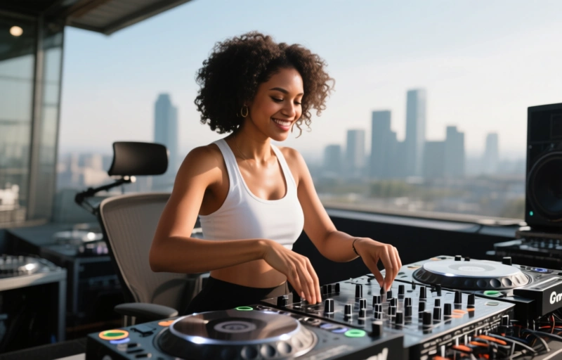 Visual representation of DJ to CEO