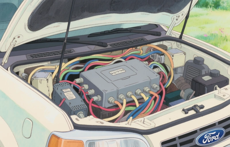 Visual representation of Ford Recalls 140,000+ Vehicles Over Damaged Wires