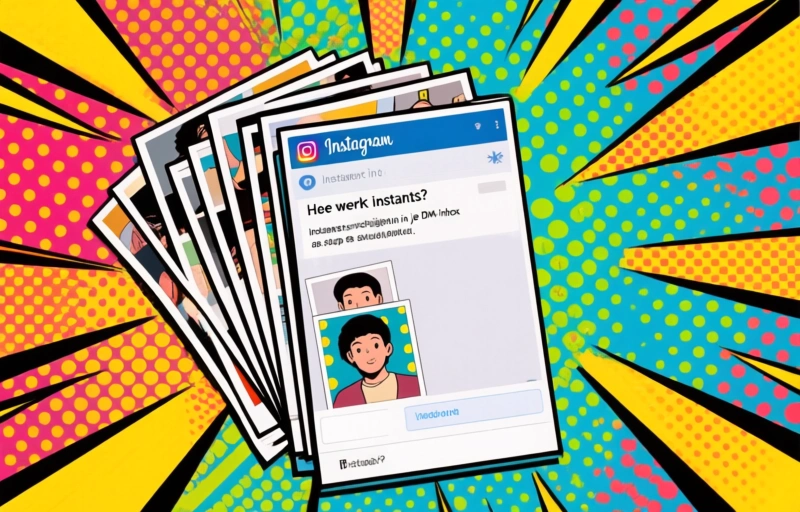 Visuele weergave van Instagram Instants