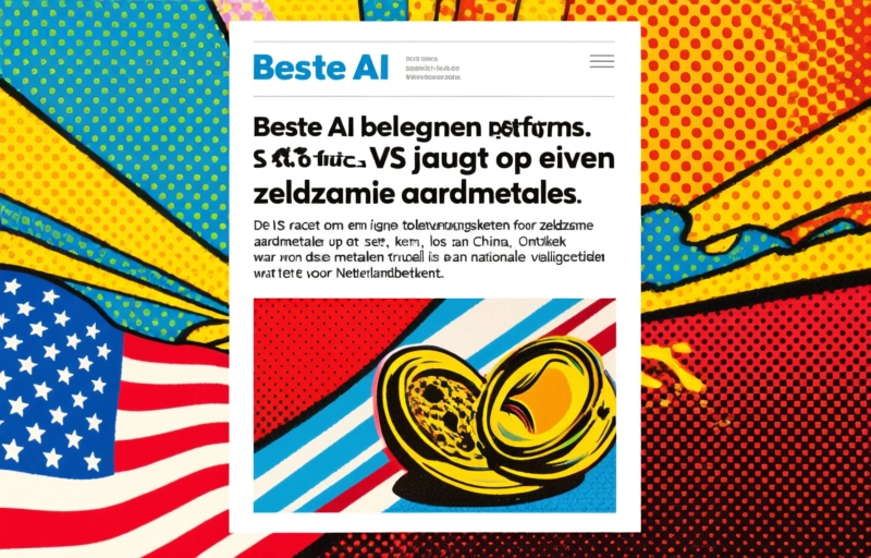 VS jaagt op eigen zeldzame aardmetalen