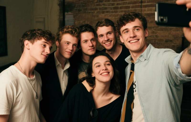 Visuelle Darstellung von Hugo, Jay, Johnny, Virgil, Callum & Adam