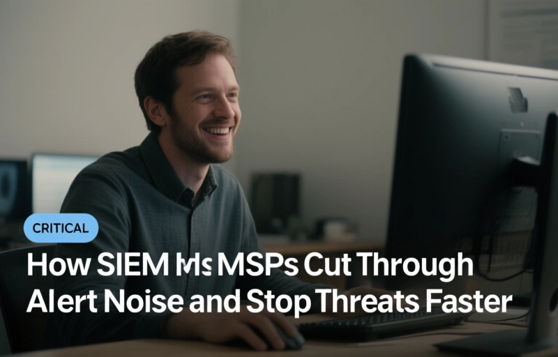 How SIEM Helps MSPs Cut Through Alert Noise and Stop Threats Faster