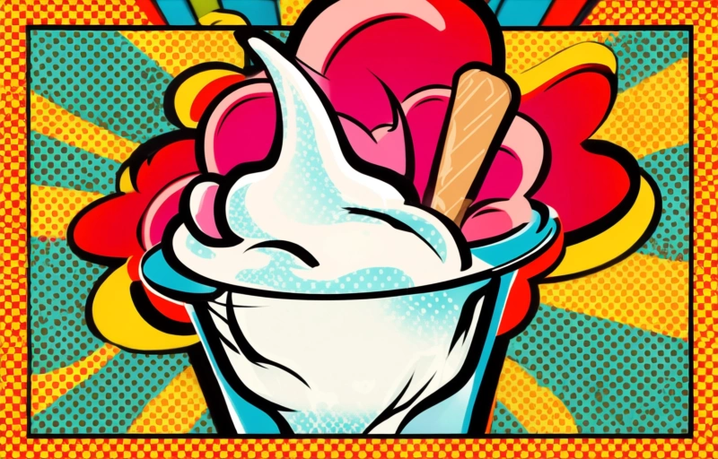 Visuelle Darstellung von Kamelmilch-Eis aus Tübingen gewinnt in Las Vegas