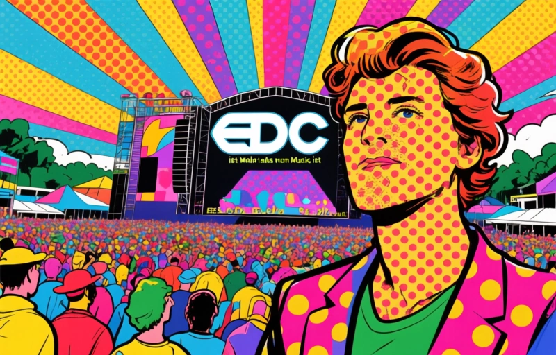 Visuelle Darstellung von EDC-Jubiläum bringt Las Vegas Millionen-Euro-Boom