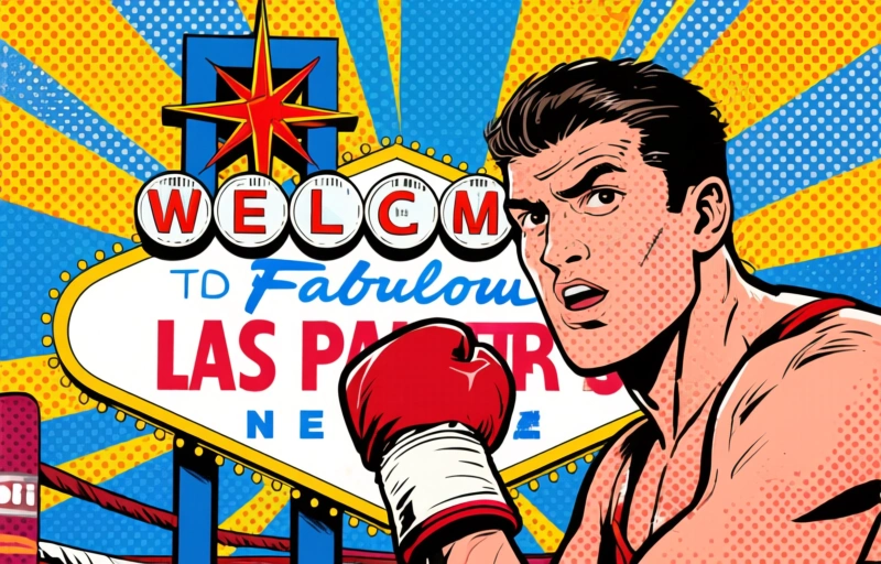 Visuelle Darstellung von Boxen in Las Vegas