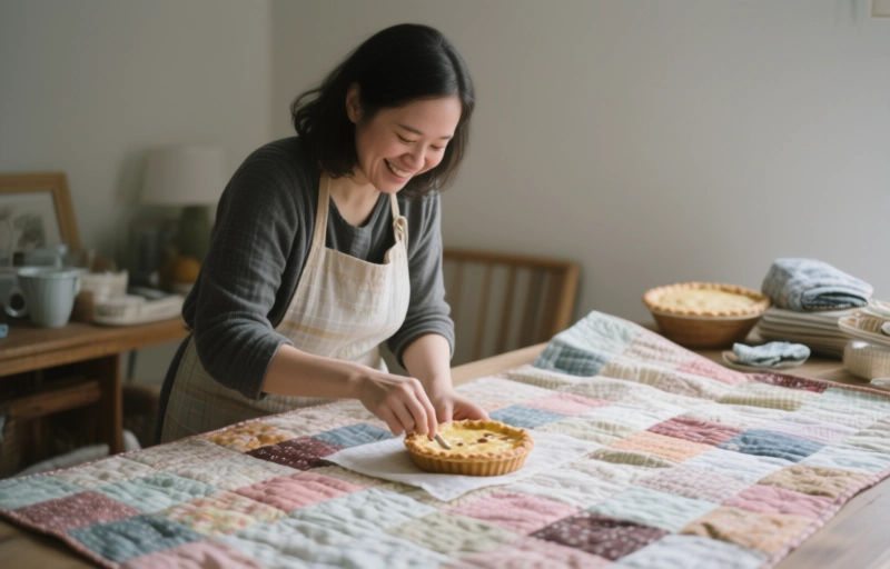 Fat Quarter Quiche Quilt: Free Beginner Pattern