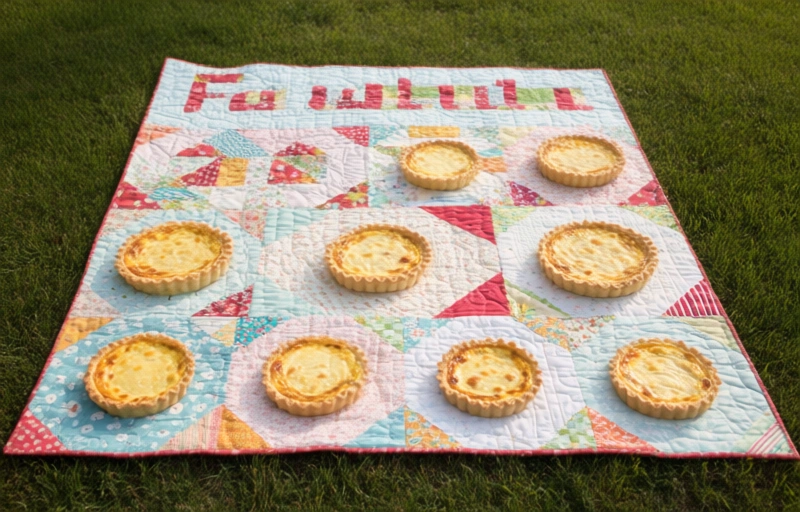Visual representation of Fat Quarter Quiche Quilt